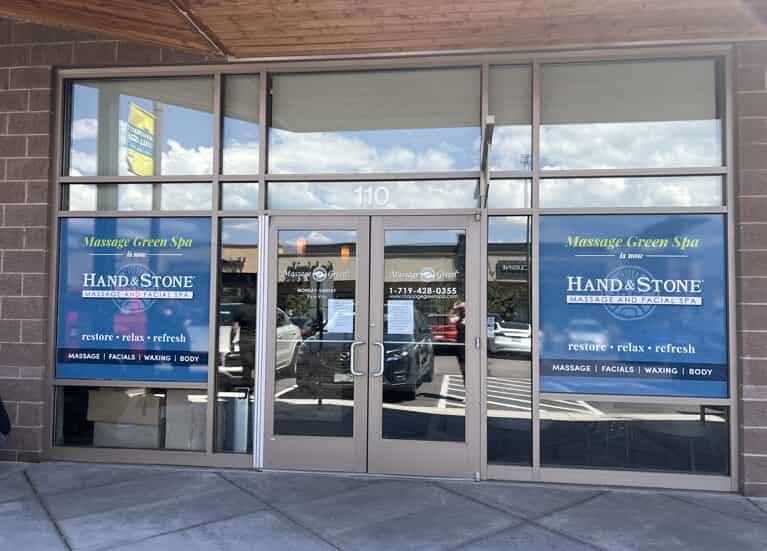 Hand & Stone massage storefront